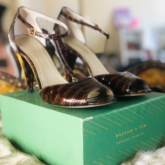 Joan & David Vintage Crocodile Heels size 7.5 EUC! - Picture 4 of 15